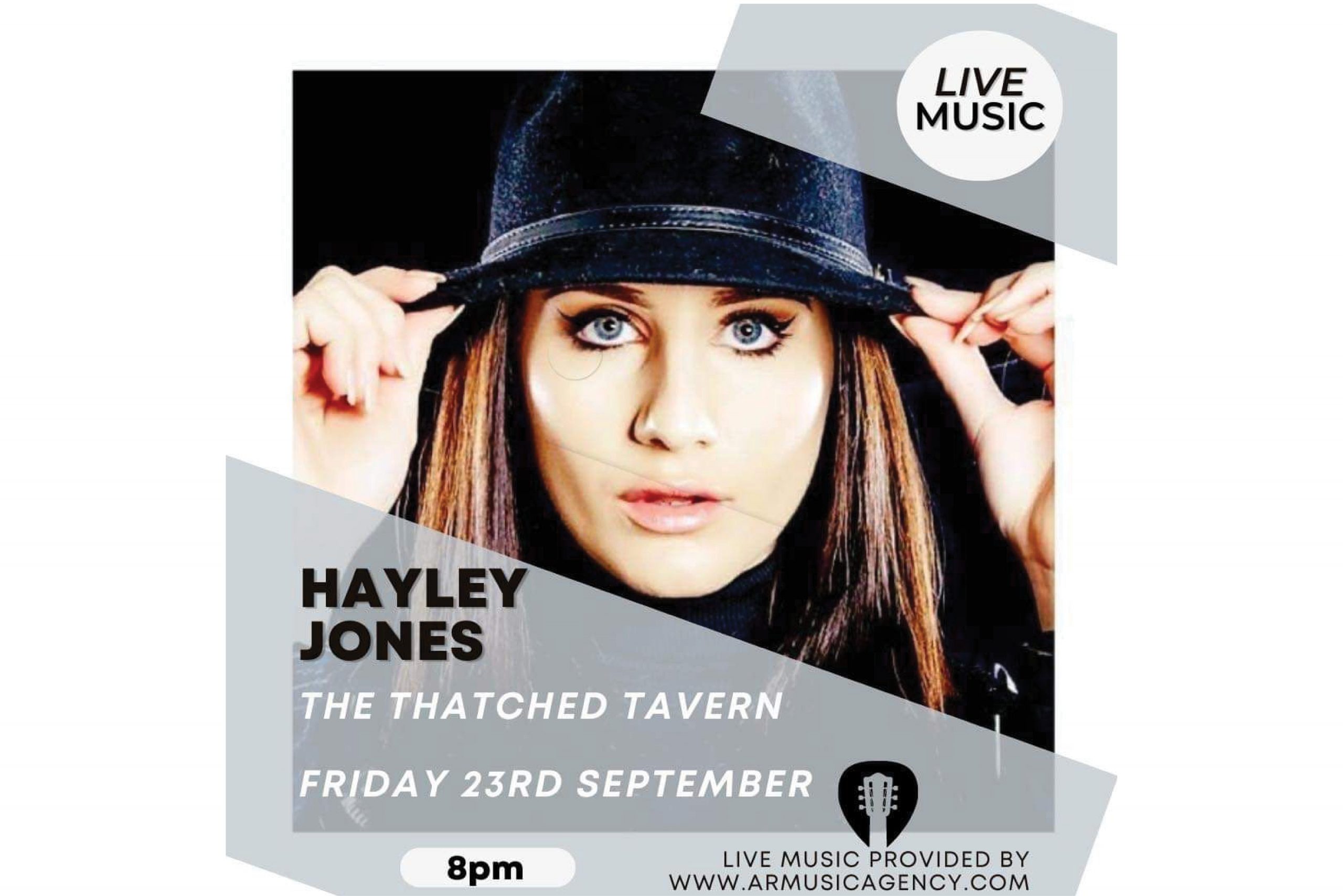 Live Music Hayley Jones at the Thatched Tavern Honeybourne 23rd September 2022
