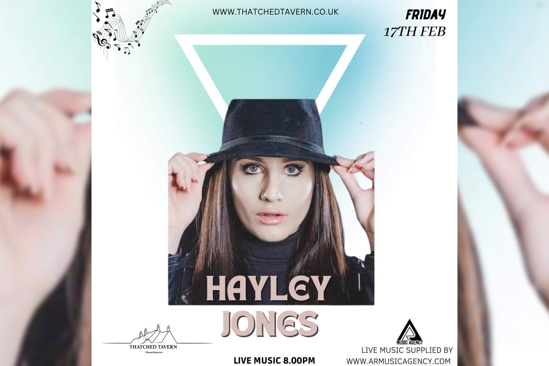 Live Music by Hayley Jones at the Thatched Tavern Honeybourne 17th February 2023